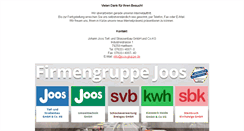 Desktop Screenshot of joos-gruppe.de